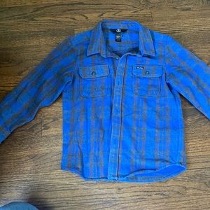 Volcom 4T but fits very large like a size 6 thicker flannel